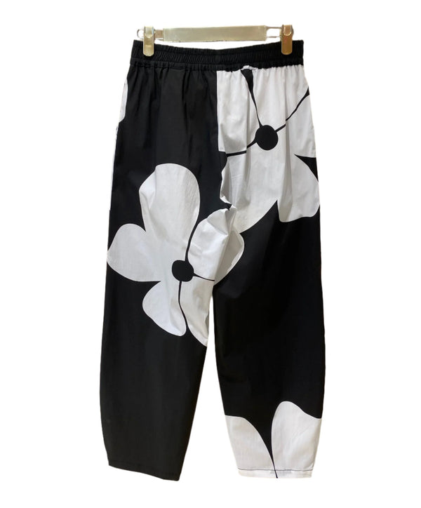 24SP05 (Flower Print Pants) السراويل طباعة زهرة