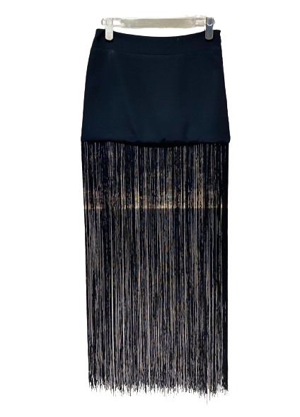 JPE24GO045 Fringe Long Skirts هامش التنانير الطويلة