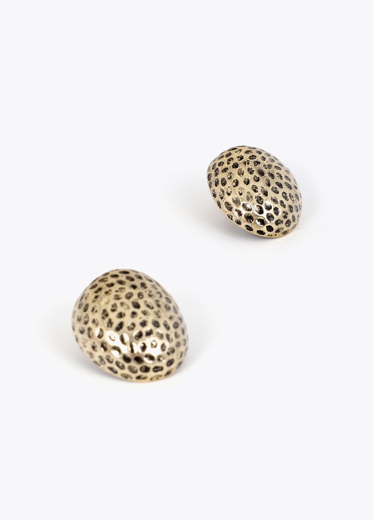 LF2603045 Hammered Ball Earrings