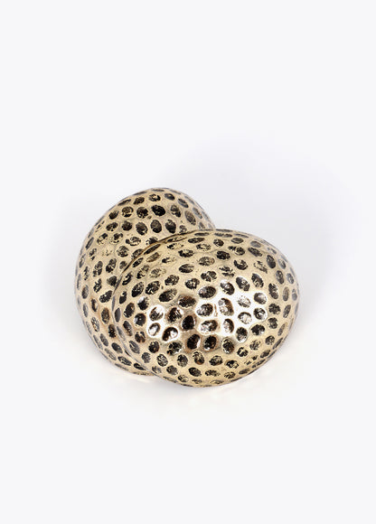 LF2603045 Hammered Ball Earrings