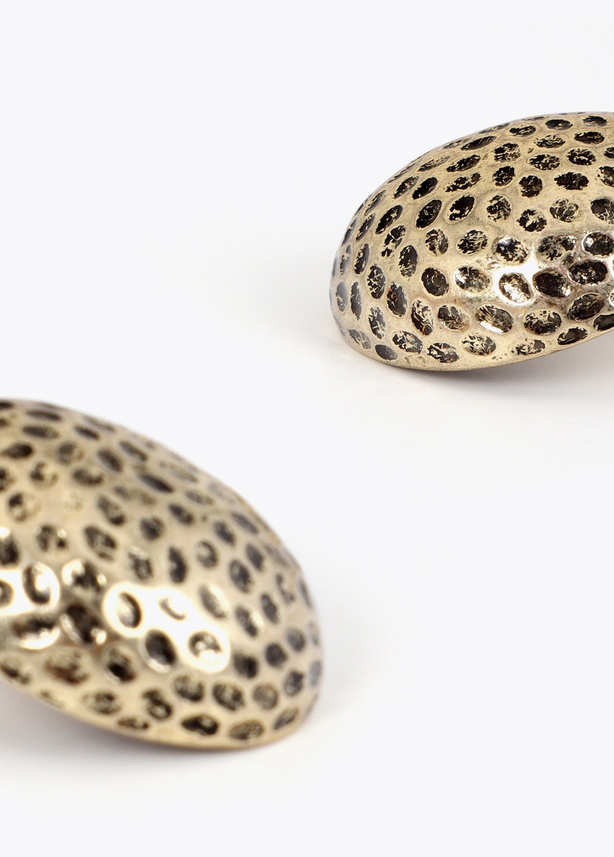 LF2603045 Hammered Ball Earrings