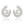 Perla & Baroque Pearl Earrings أقراط اللؤلؤ بيرلا والباروك