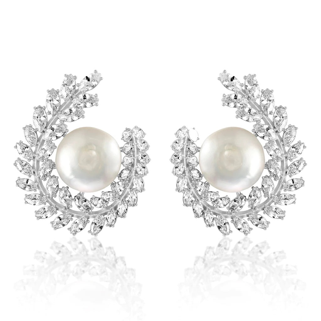 Perla &amp; Baroque Pearl Earrings