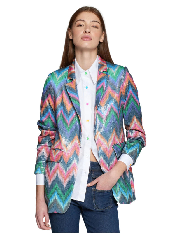 31797 (Zigzag Sequin Jacket) جاكيت متعرج بالترتر