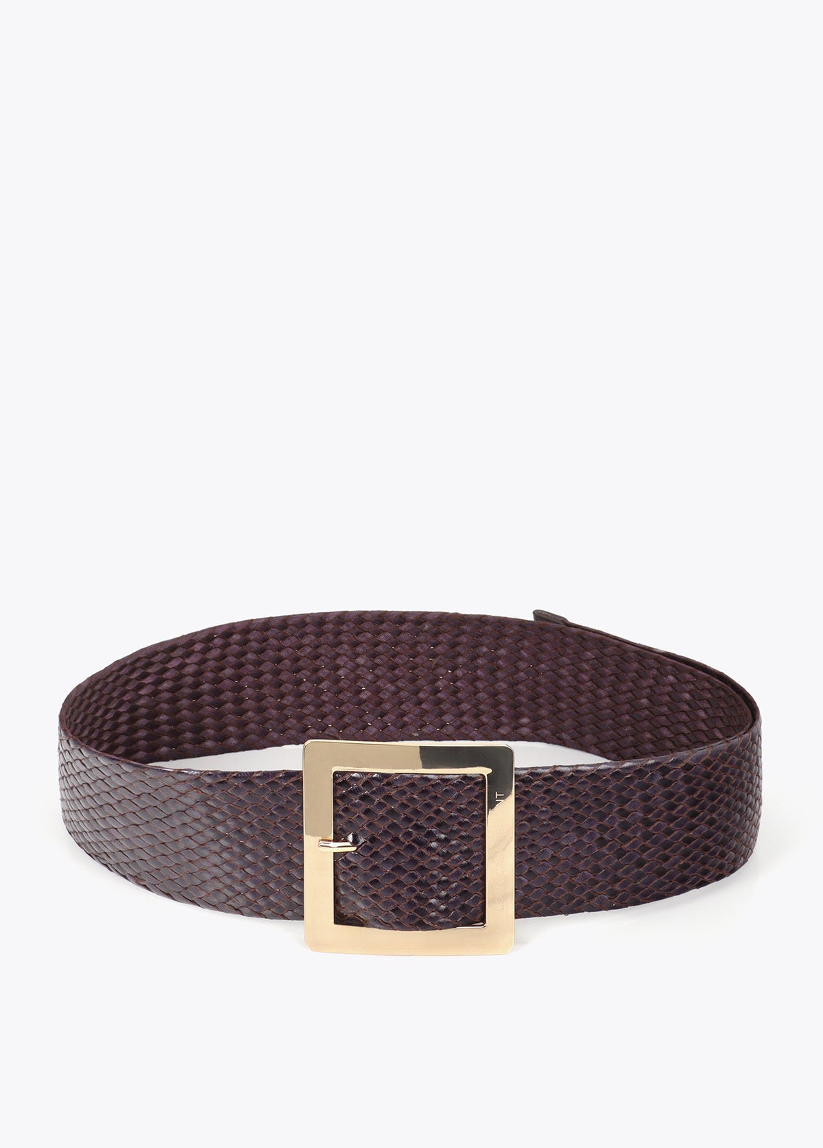 LF2606001 Braided Faux Leather Belt