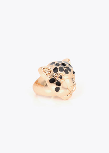 LF2603025 Leopard Head Ring