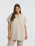 8401.5018 Long Knit Tunic Top - Brown Loft