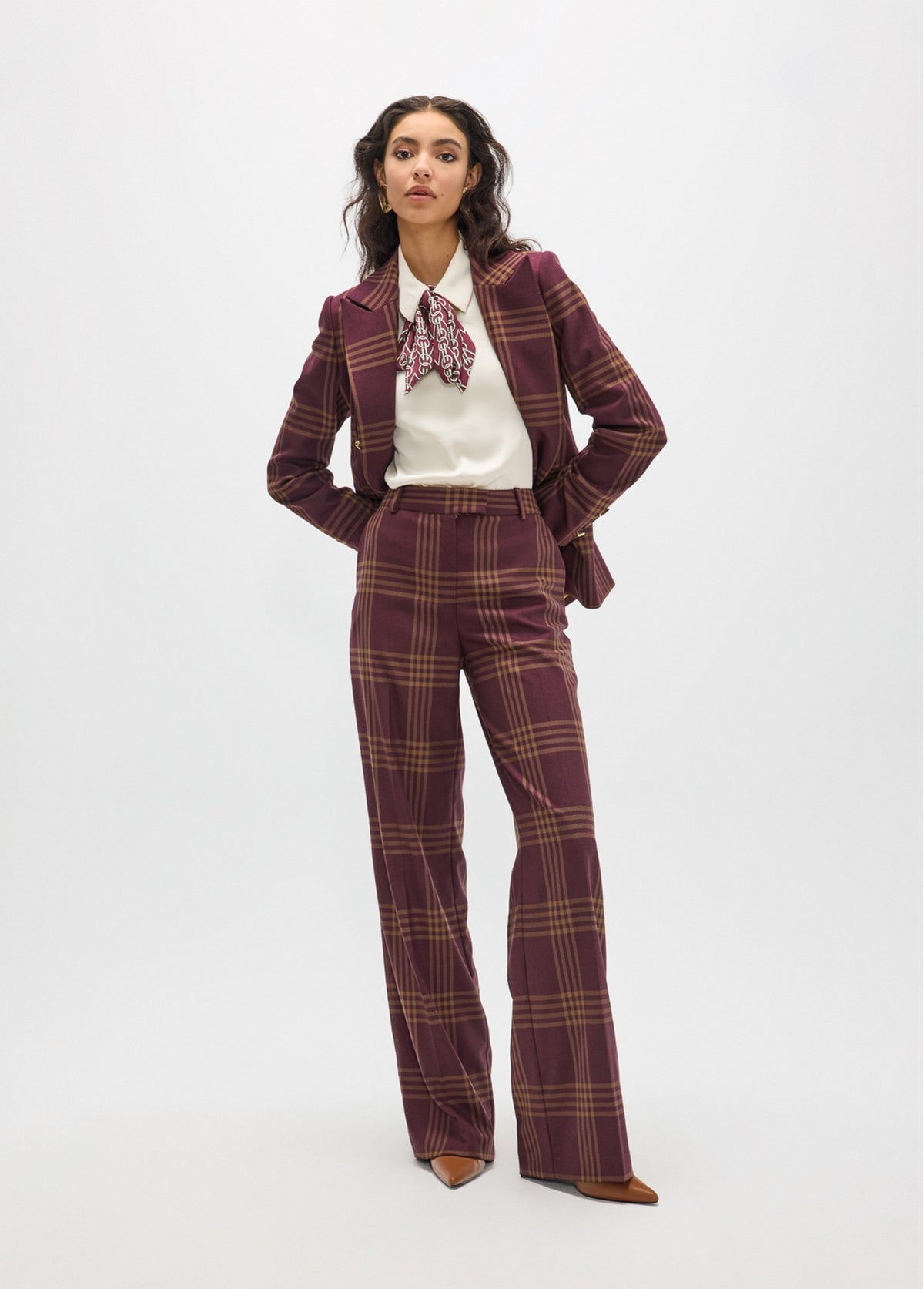 MF2602016/4012 Checked Plaid Jacket and Pant Sets