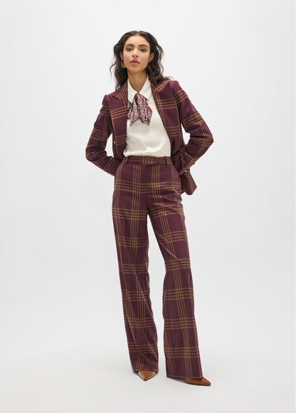 MF2602016/4012 Checked Plaid Jacket and Pant Sets