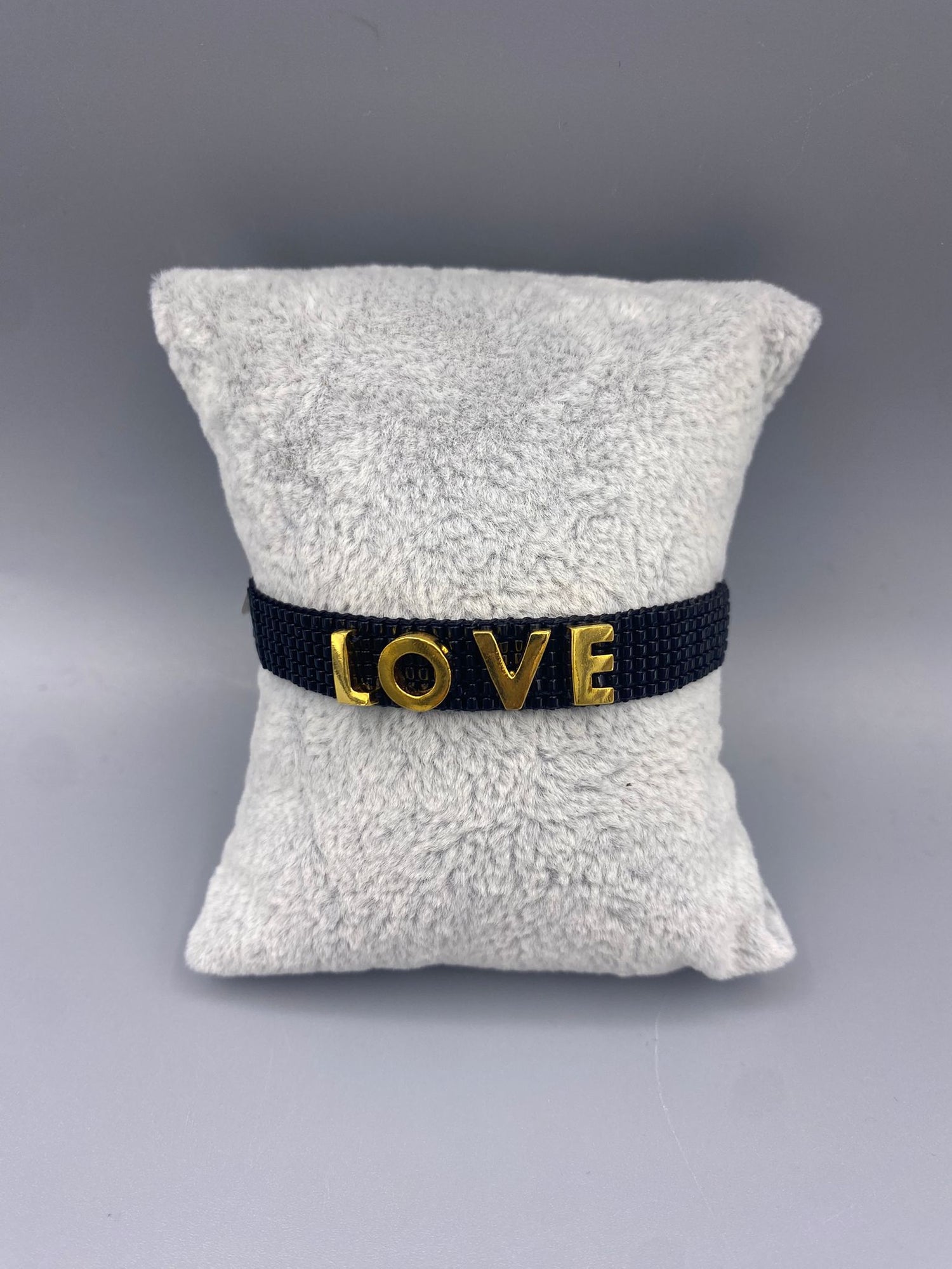Love Letters B-GP-S 11296 Braided Beads Bracelet - Brown Loft