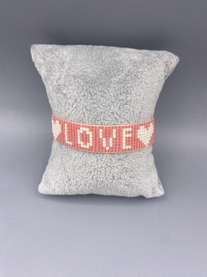 LOVE 7.0 S Braided Thread Beads Bracelet - Brown Loft