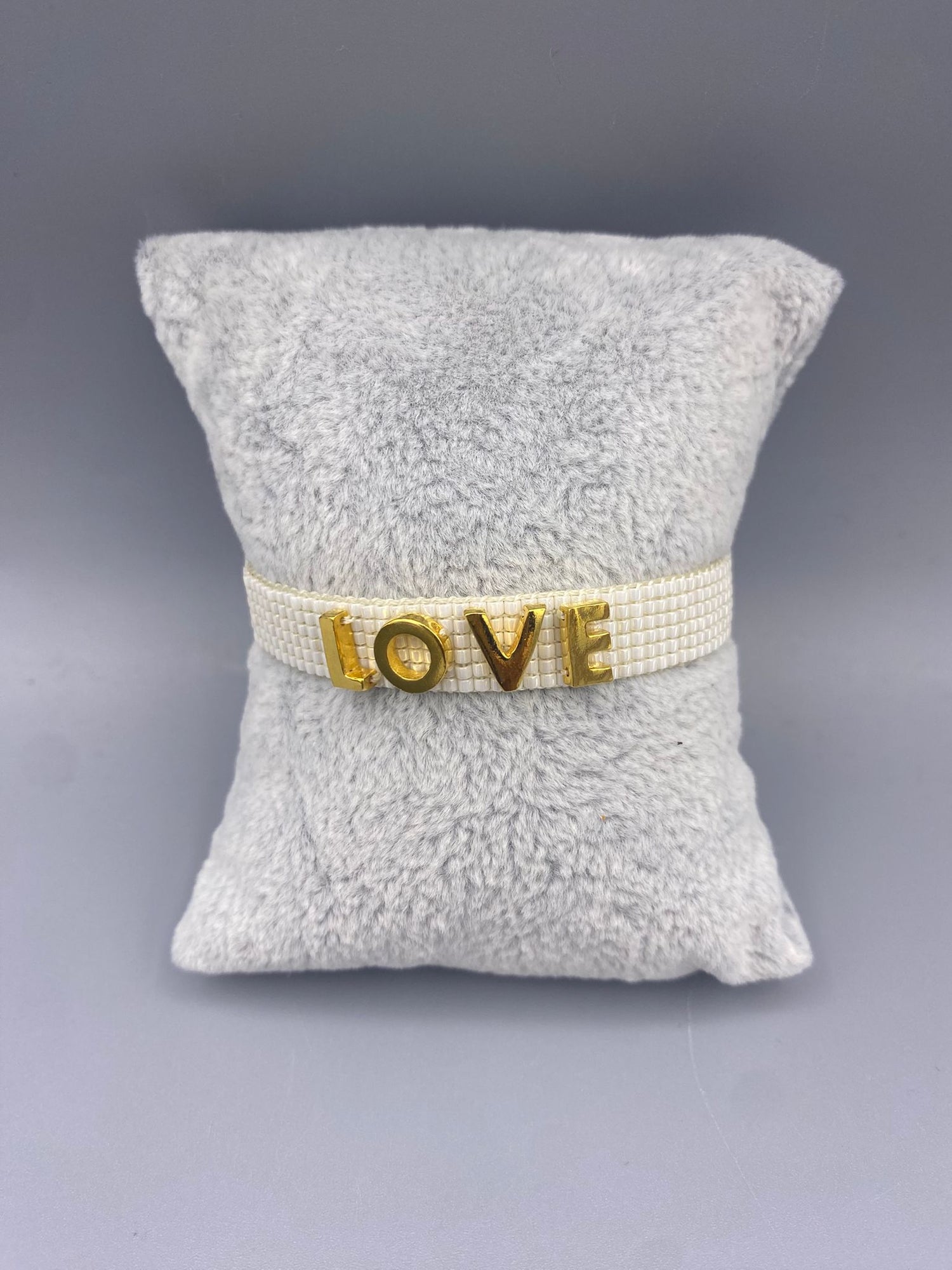 Love Letters B-GP-S 11296 Braided Beads Bracelet - Brown Loft