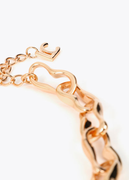 LF2603053 Marbled Resin Pendant Necklace