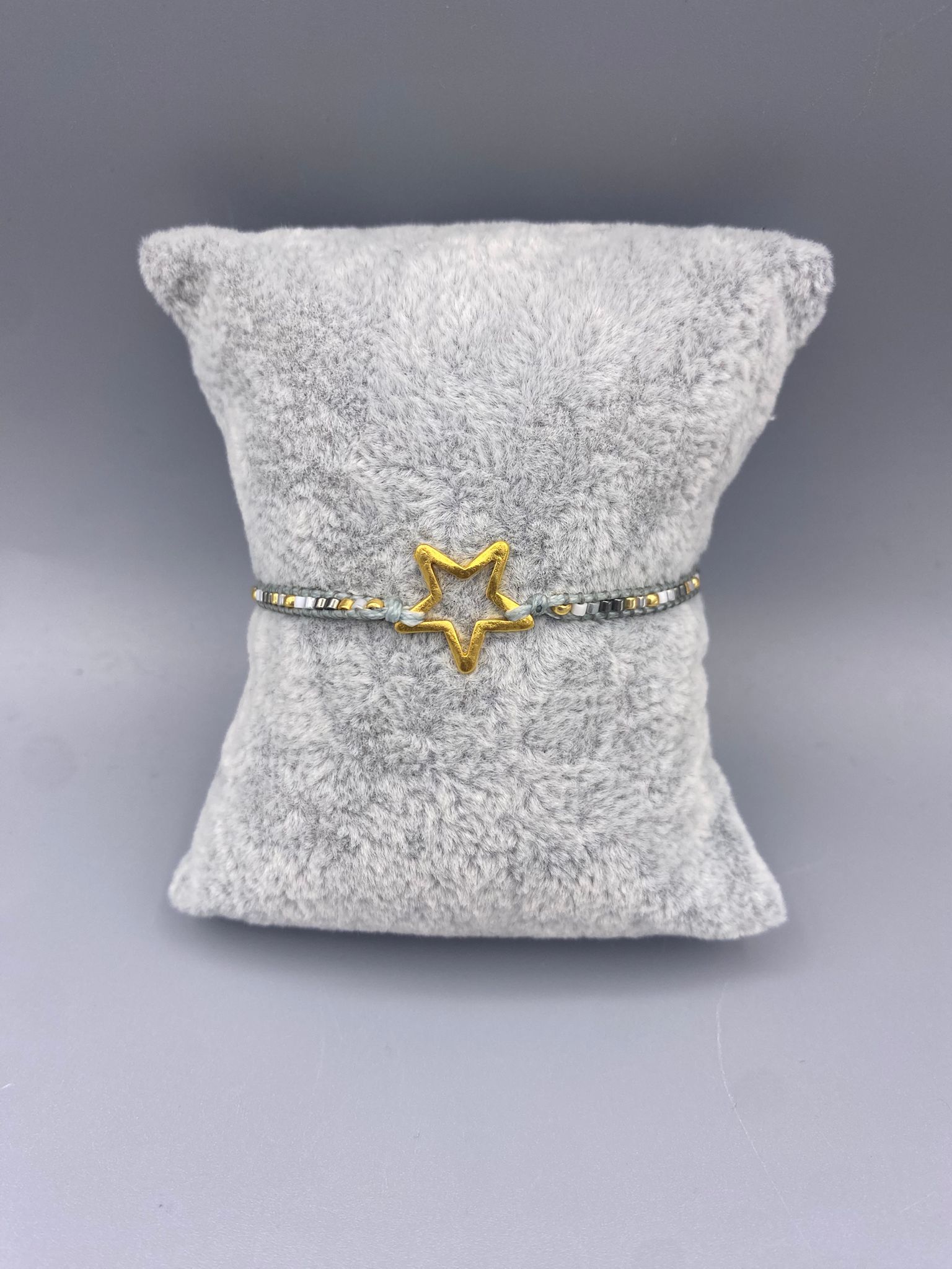 Melted Star GP-XS Braided Thread Bracelet - Brown Loft