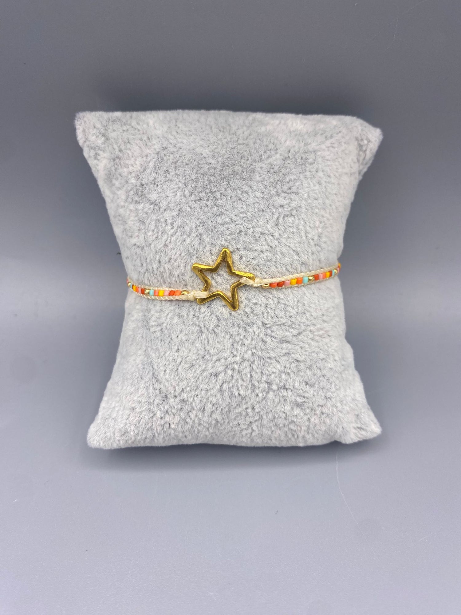 Melted Star GP-XS Braided Thread Bracelet - Brown Loft