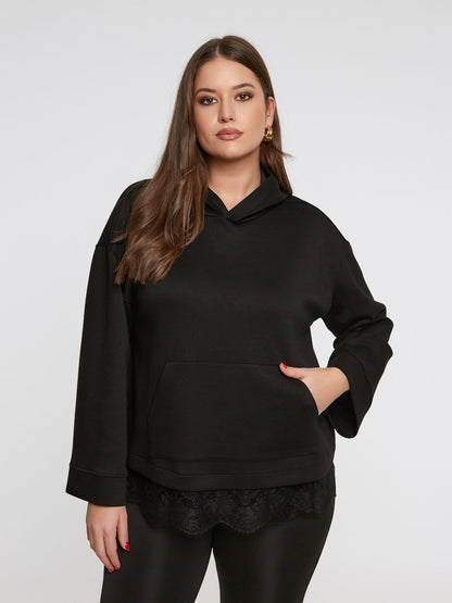 8401.1015 Hoodie Sweatshirt Top - Brown Loft