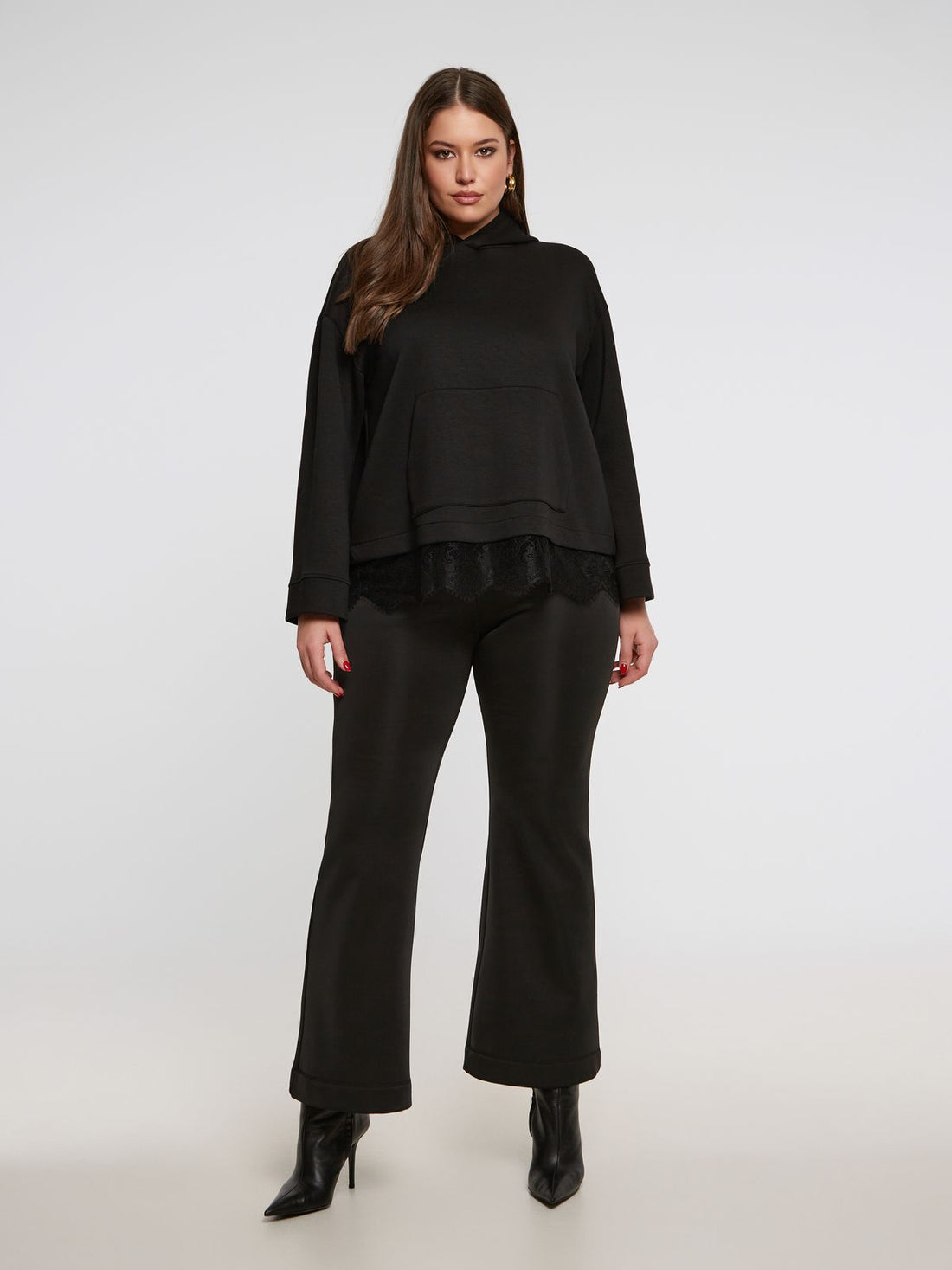 8401.1015 Hoodie Sweatshirt Top - Brown Loft