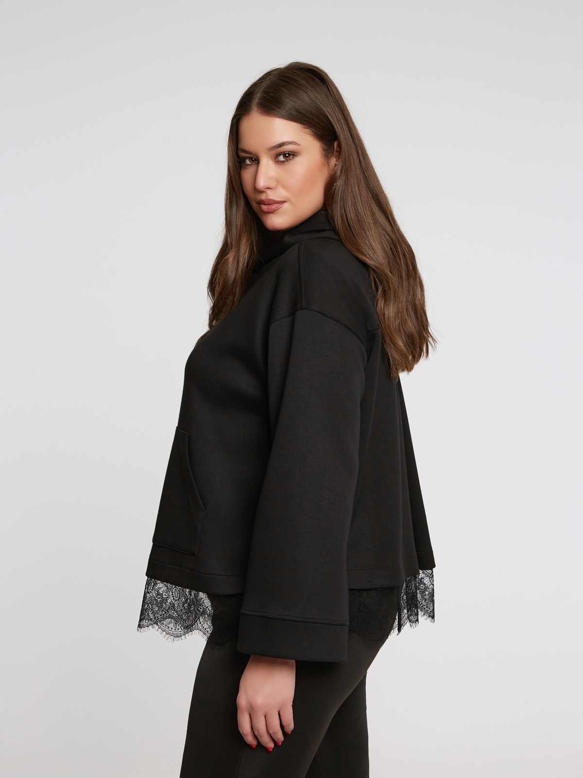 8401.1015 Hoodie Sweatshirt Top - Brown Loft