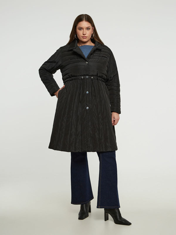 8404.4002  Quilted Long Line Coat معطف طويل مبطن