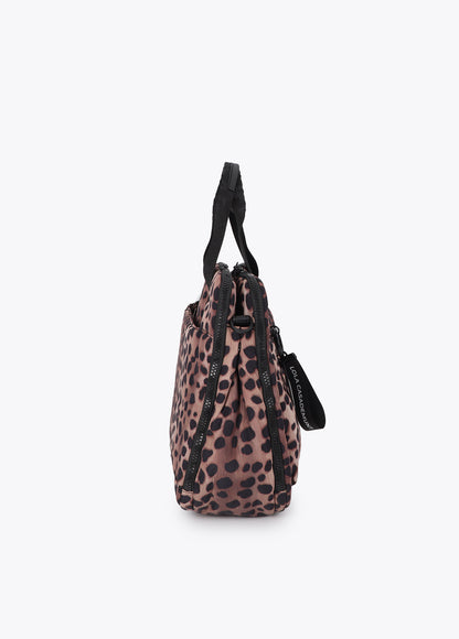 LF2612015 Nylon Laptop Bag with Animal Print