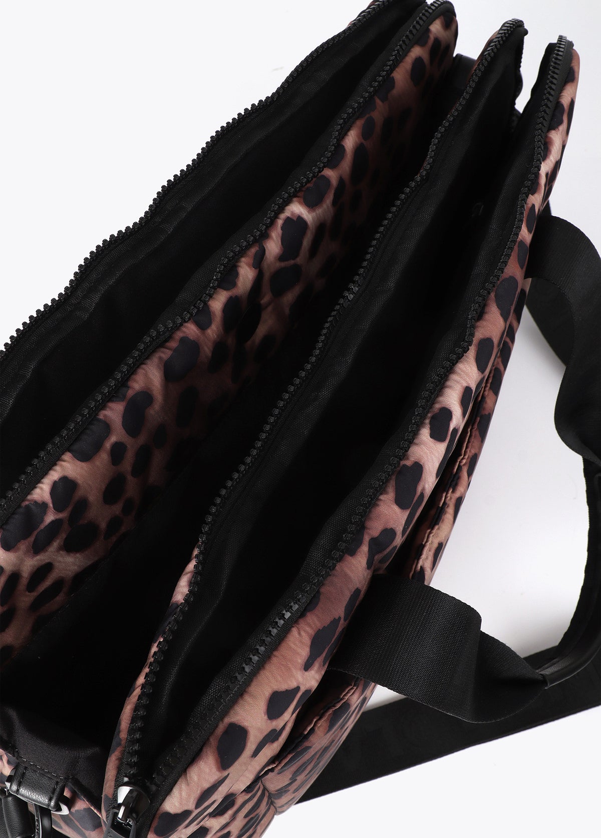 LF2612015 Nylon Laptop Bag with Animal Print