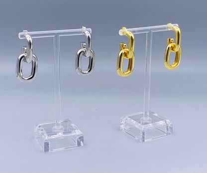 Oval Link Earrings - NF1064E-2
