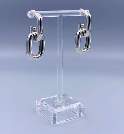 Oval Link Earrings - NF1064E-2