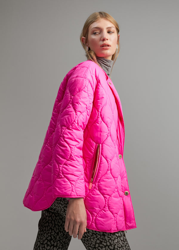 MF2401015 (Oversized Quilted Jacket) سترة مبطنة كبيرة الحجم