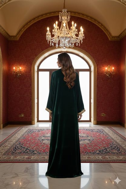 Velvet Pearl Set Dress and Cardigan - Brown Loft
