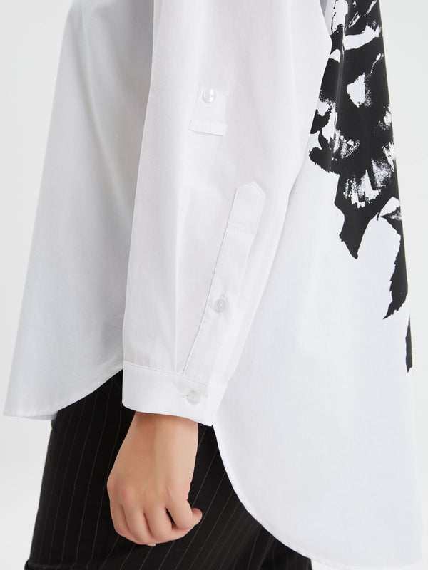 8201.3108  Oversized Long Back Shirt قميص طويل الظهر المتضخم