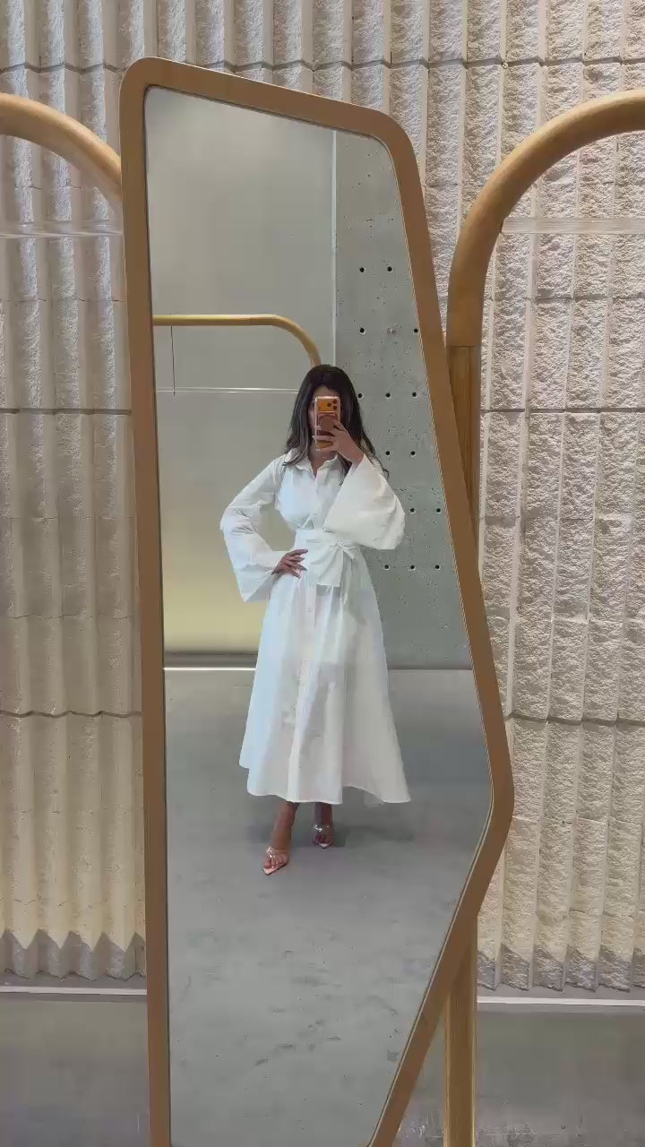26SS-BZ2160 Belted Maxi Dress