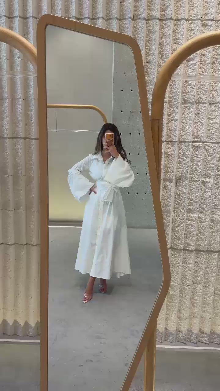 26SS-BZ2160 Belted Maxi Dress
