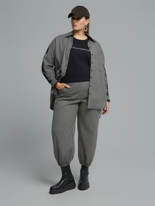 Lace Detail Shirt &amp; Jogger Set 8601.3042/2066
