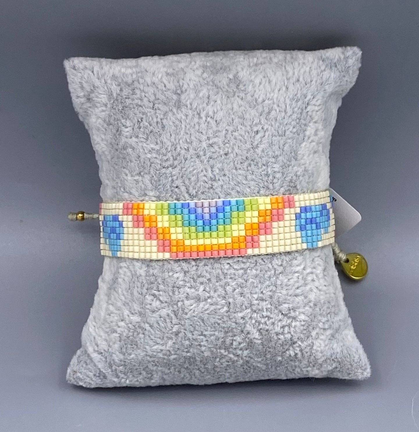 Rainbow Clouds 2.0 B-S سوار من الخيوط المضفرة - Brown Loft