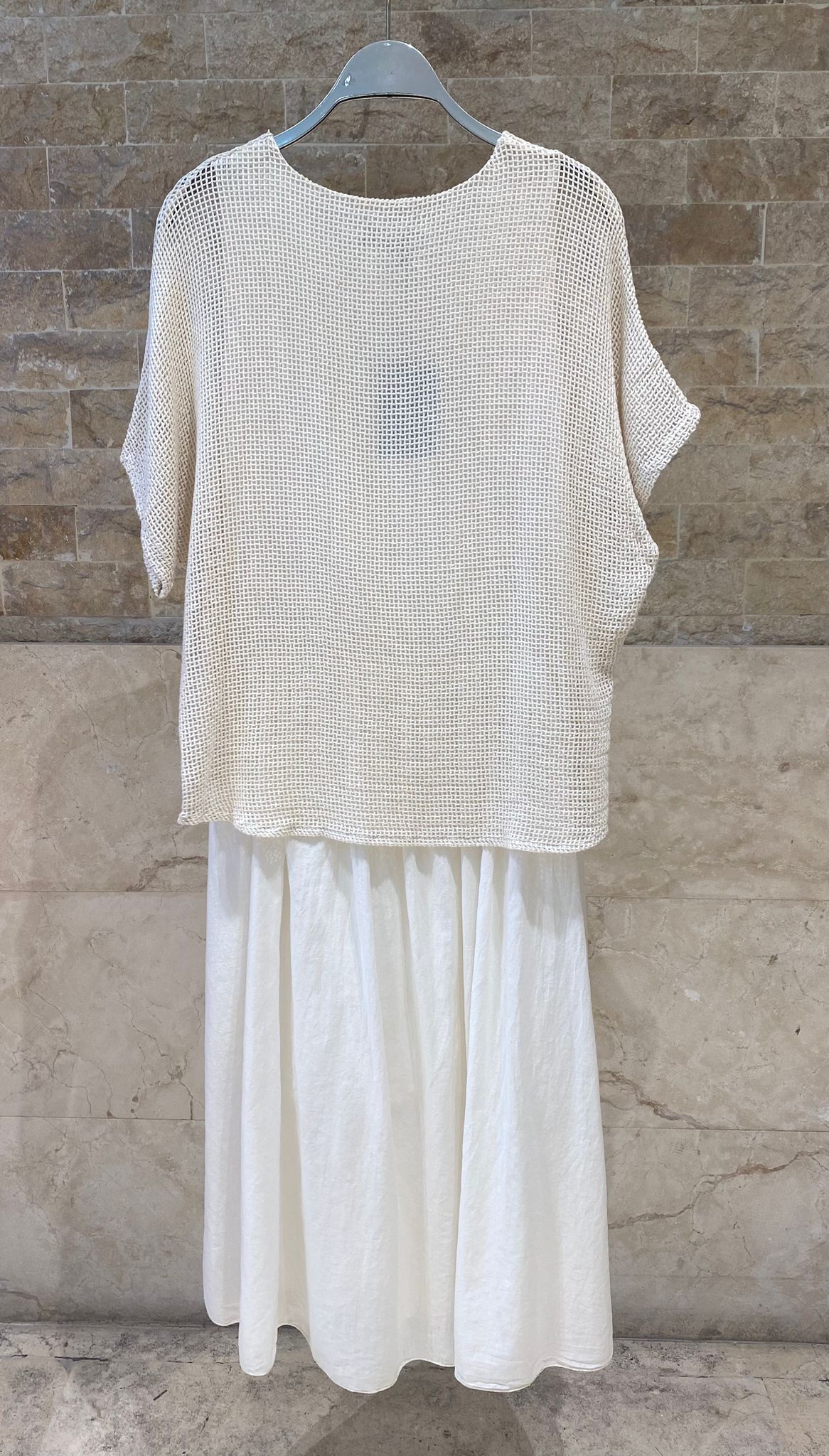 DB14456 Layered Dress فستان متعدد الطبقات
