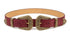 BK0146 Double Up Buckle Belt حزام بإبزيم مزدوج - Brown Loft