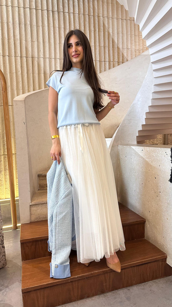 SVD6197 Crew Neck Sweater Knitted Top