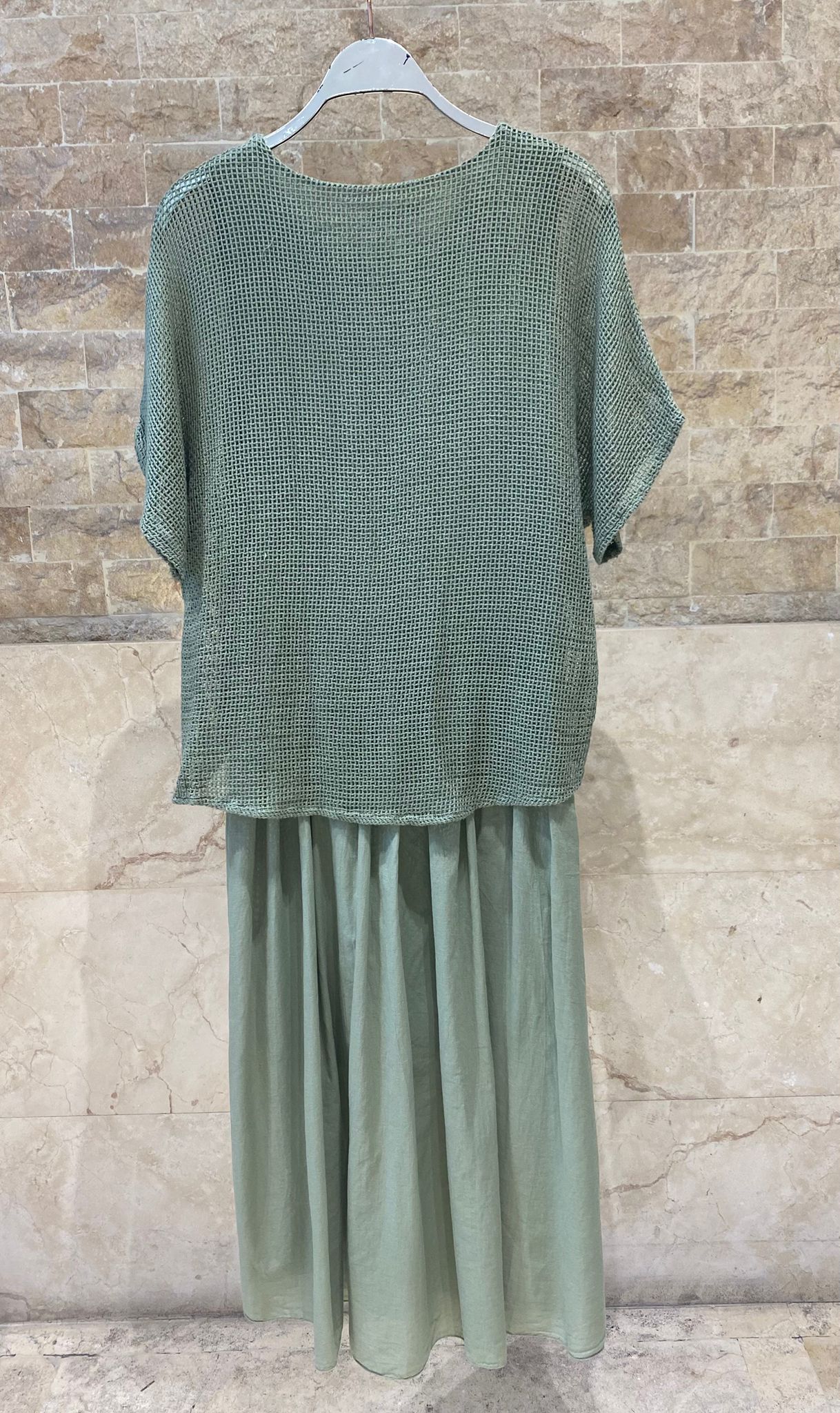 DB14456 Layered Dress فستان متعدد الطبقات