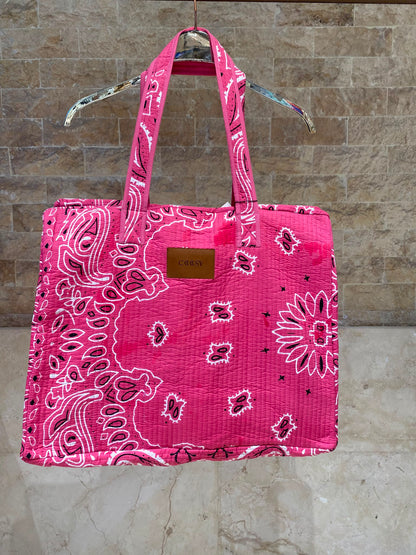 Bohara Quilted Shopper Bag