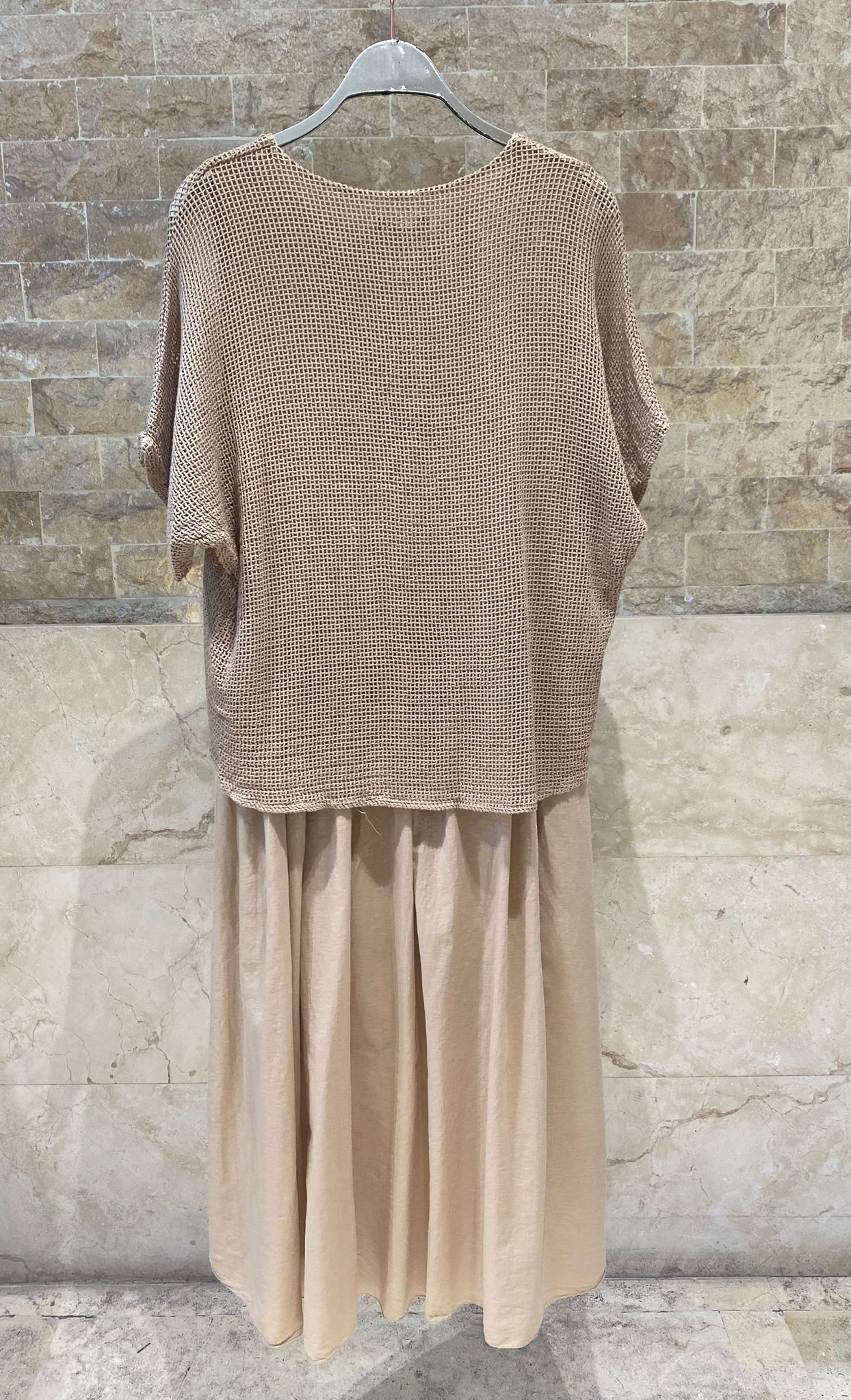 DB14456 Layered Dress فستان متعدد الطبقات