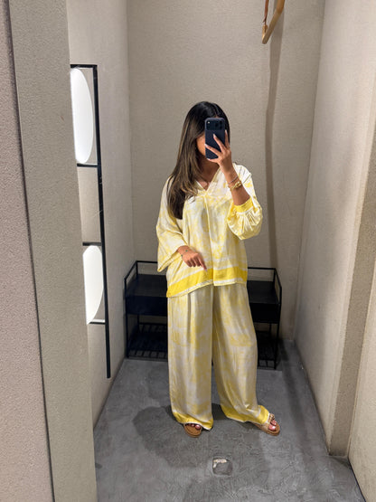 KD9968/6637-6 Toile de Jouy Satin Top and Pants