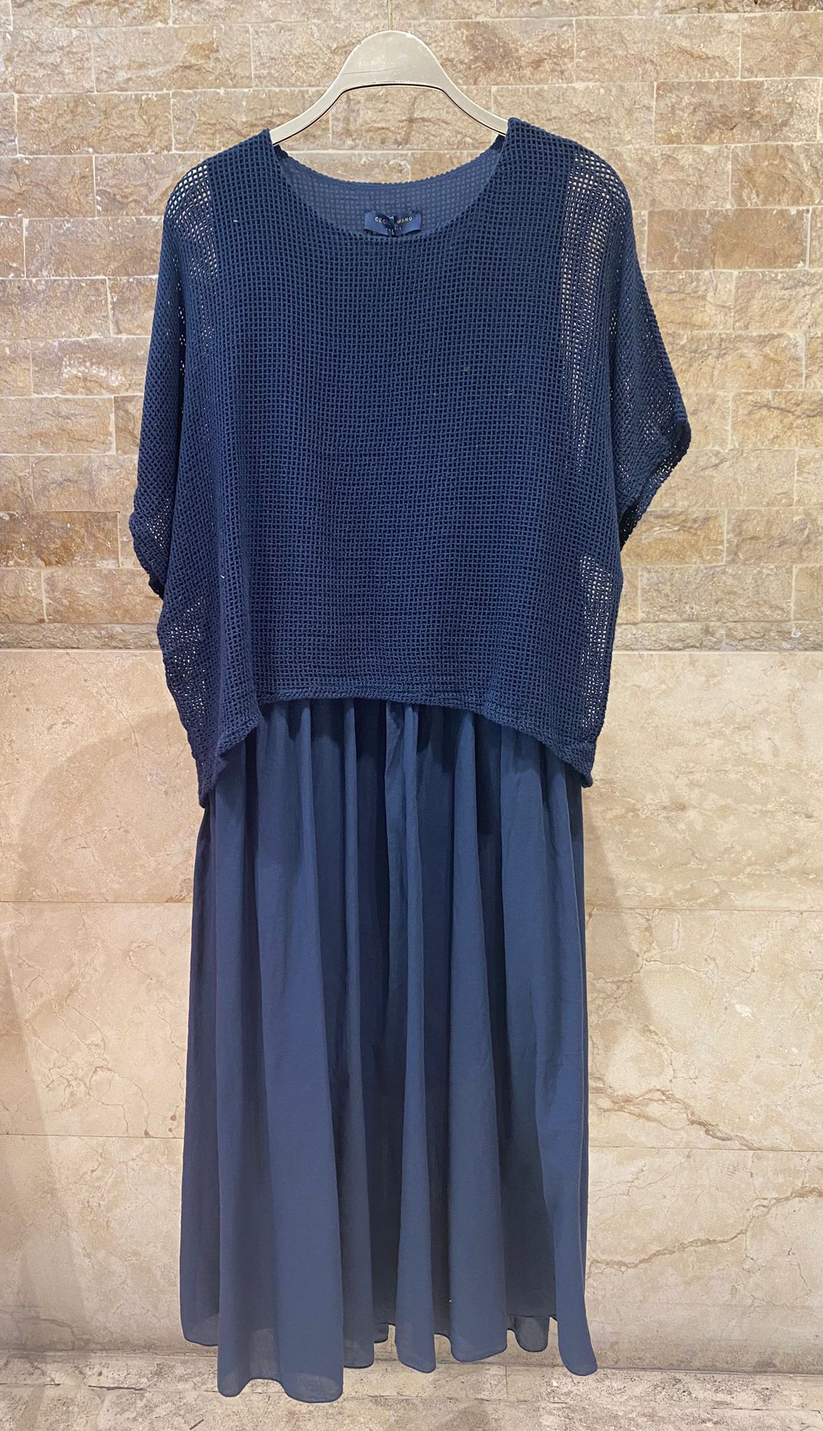 DB14456 Layered Dress فستان متعدد الطبقات