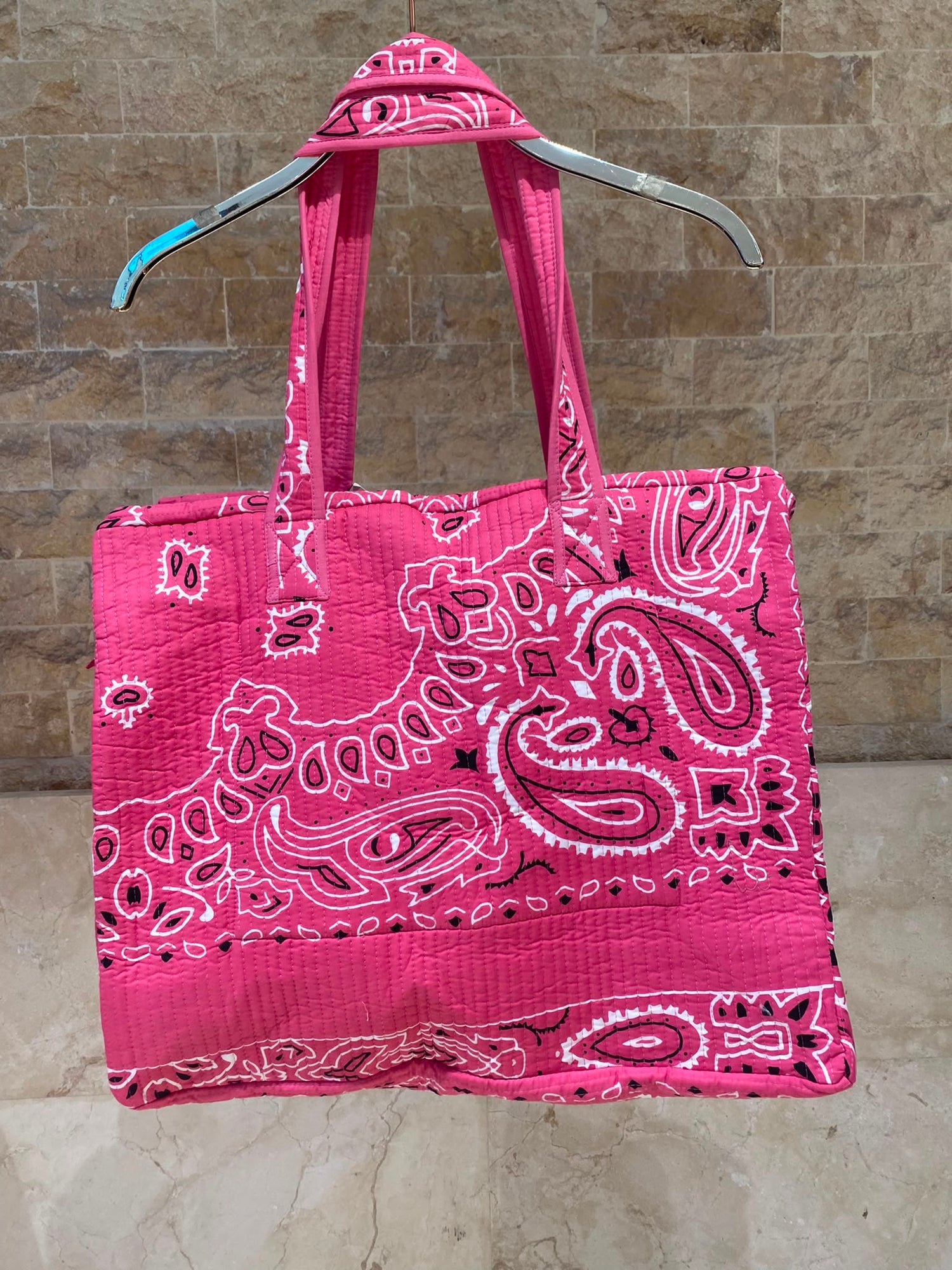 Bohara Quilted Shopper Bag