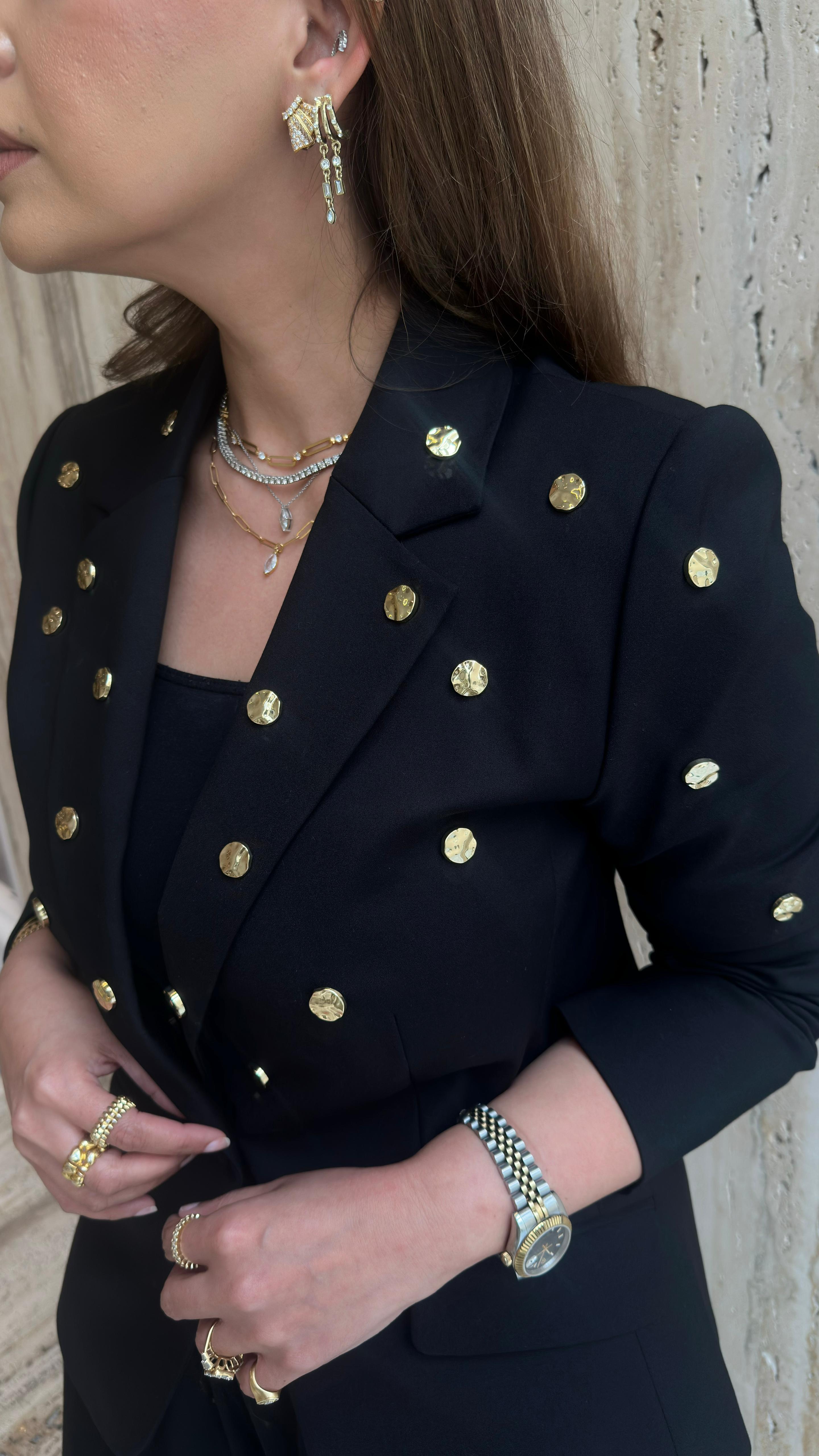 MS2602016 Tailored Jacket - Brown Loft