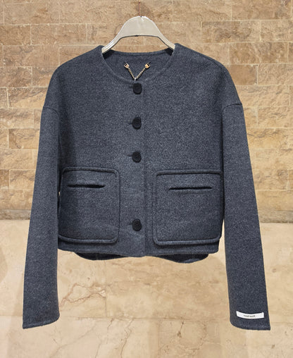 Karen Wool &amp; Cashmere Blend Jacket