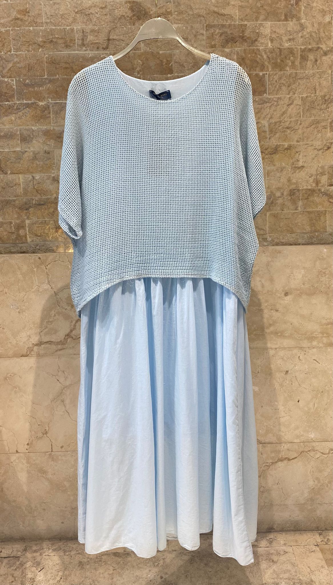 DB14456 Layered Dress فستان متعدد الطبقات