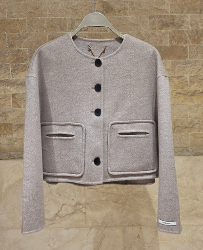 Karen Wool &amp; Cashmere Blend Jacket
