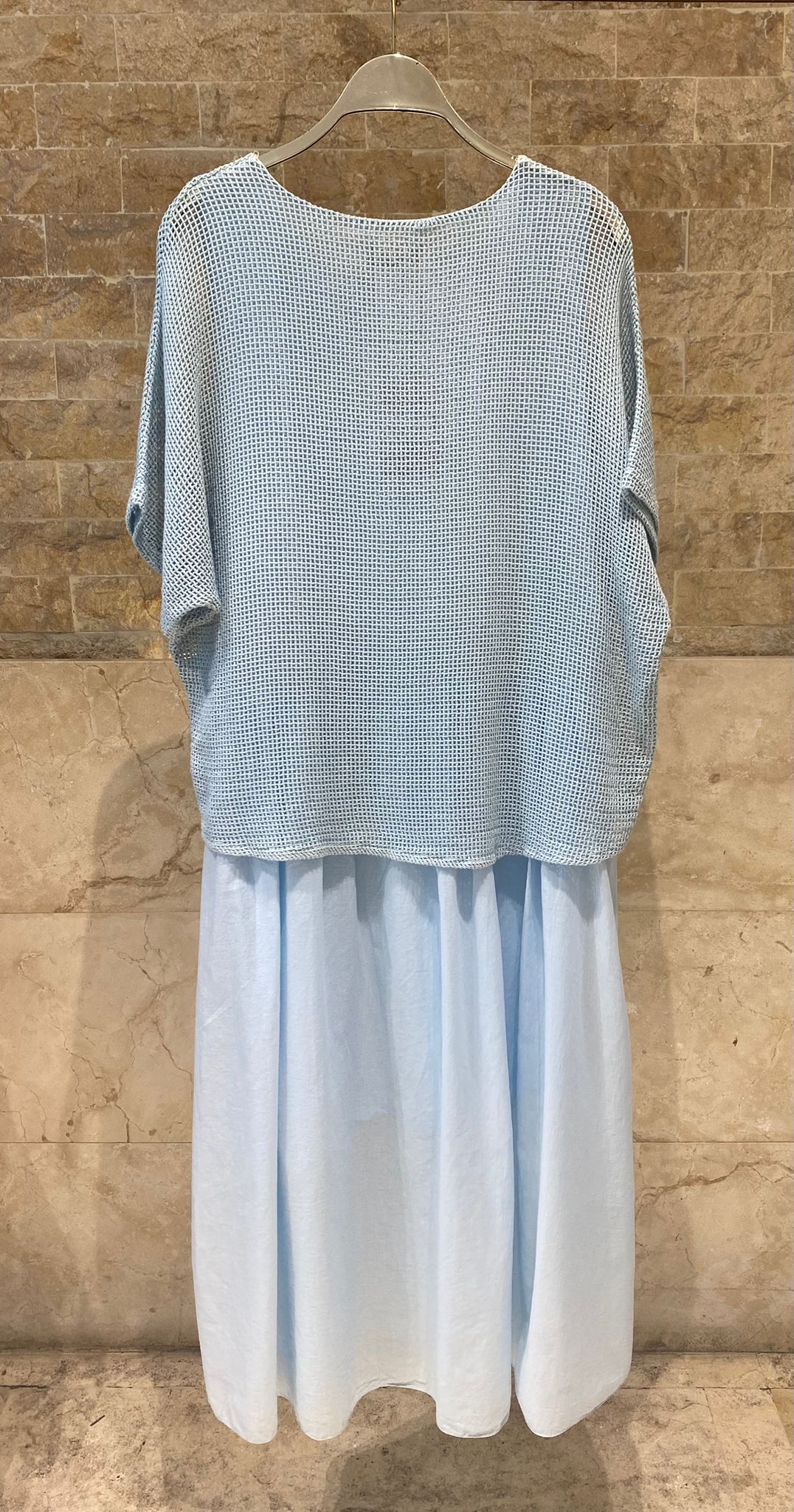 DB14456 Layered Dress فستان متعدد الطبقات