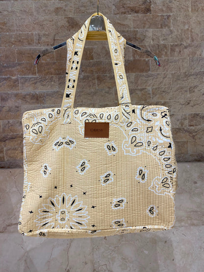 Bohara Quilted Shopper Bag