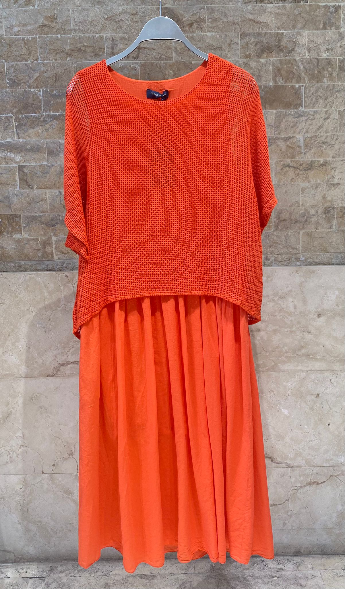 DB14456 Layered Dress فستان متعدد الطبقات